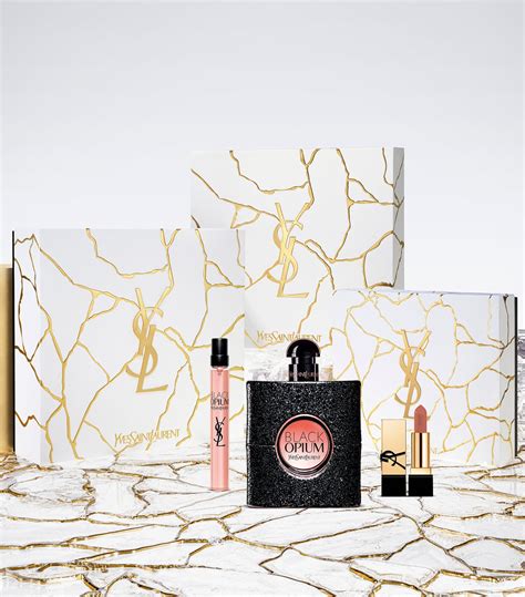 ysl black opıum 90ml gift set|opium gift sets on offer.